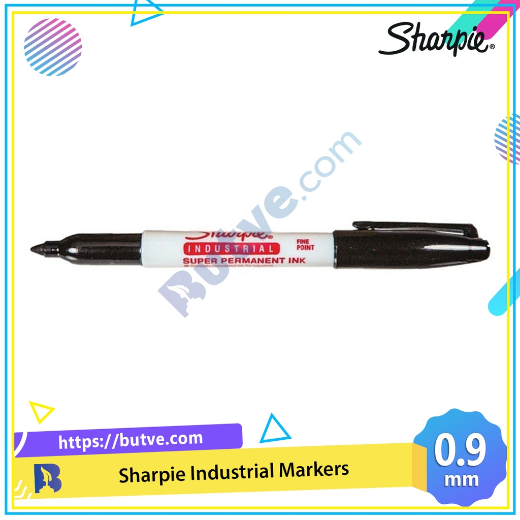 Bút Lông Dầu Chịu Nhiệt Vẽ Đa Chất Liệu Sharpie Industrial Fine | Butve.Com