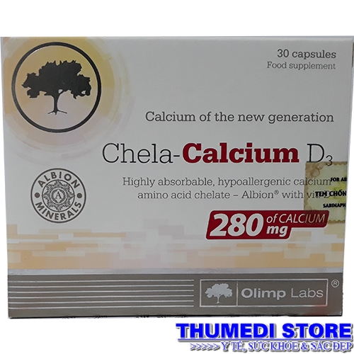 Chela Calcium D3 (Hộp 2 vỉ x 15 viên)