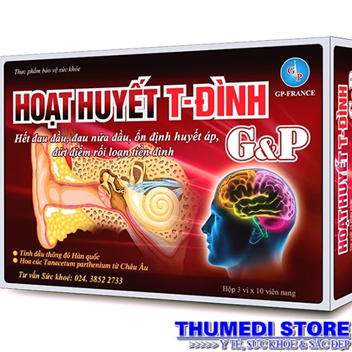 Hoạt Huyết T-Đình GP (Hộp 3 vỉ x 10 viên)