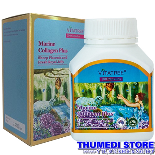 Marine Collagen Plus - Vitatree (Lọ 100 viên)