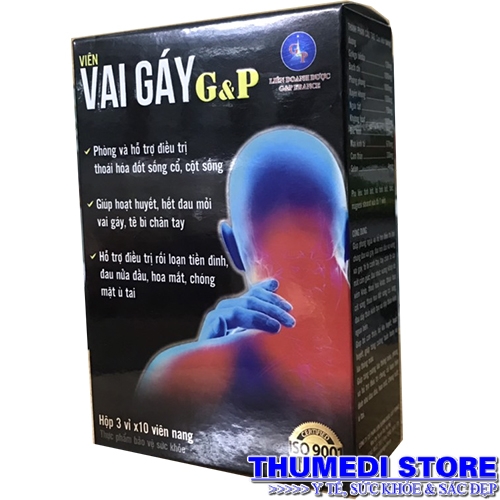Vai gáy GP (Hộp 3 vỉ x 10 viên nang)