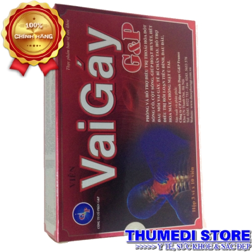 Vai gáy G&P (Hộp 3 vỉ x 10 viên)