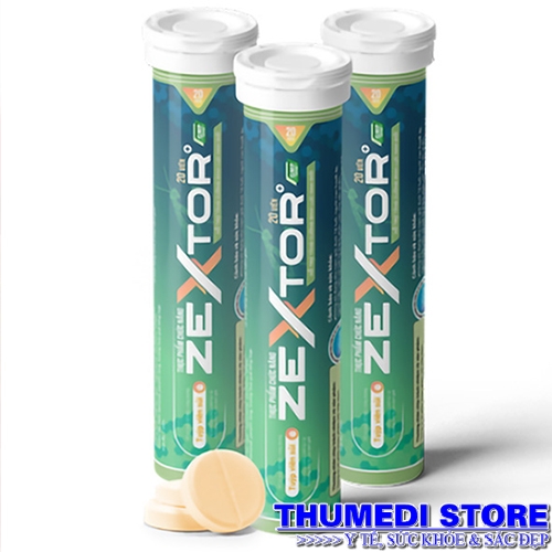 Zextor - Lọ 20 viên sủi