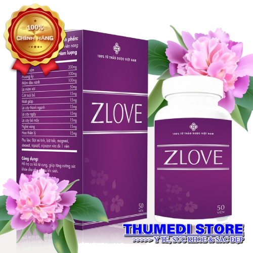 Zlove (Hộp 1 lọ x 50 viên)