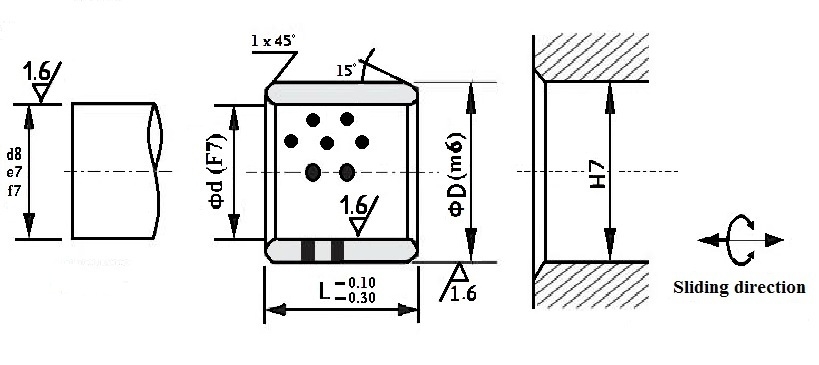 Bạc đồng tự bôi trơn JDB