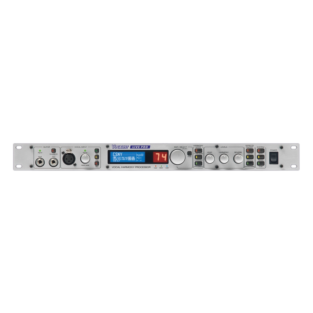Digitech Live Pro - Vocalist Effect