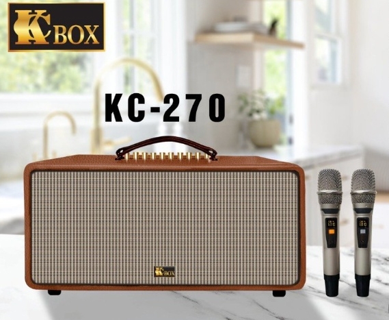 KC-Box KC270 (có hàng...!) - Portable Karaoke Bluetooth Speaker