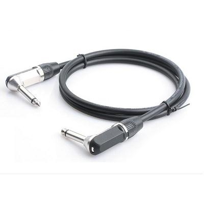 Hai Đầu 6.3mm ra Jack 6.3mm L ( Mono) 1.2m