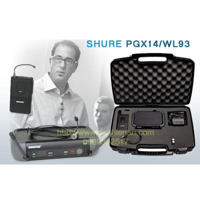 SHURE PGX14 Micro Đeo Tai Siêu Mỏng,  siêu hút > 50cm