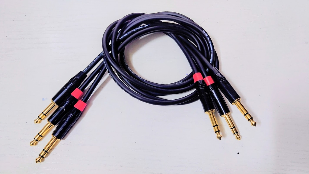 Copy of 2M Dây TRS 6.3mm Strereo x 2 Đầu