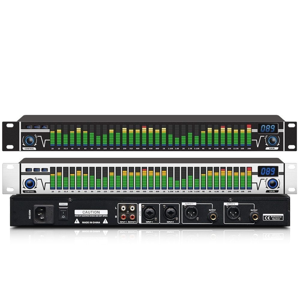 FEDYCO EQ31 Audio Equalizer Digital Effect Controller Processor Stage Karaoke Equipment