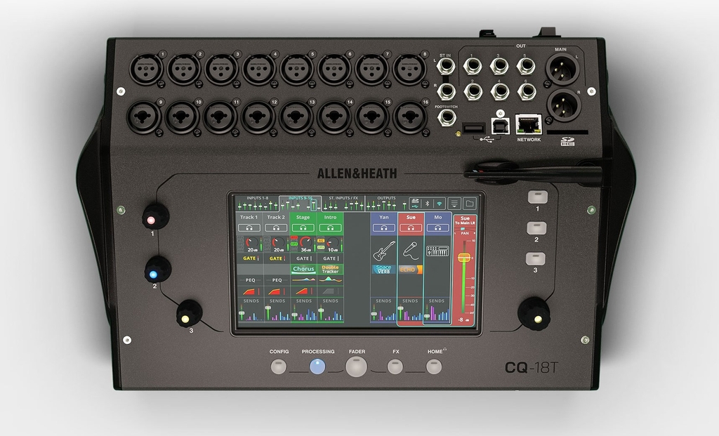 Allen & Heath CQ-18T Ultra-compact digital mixer