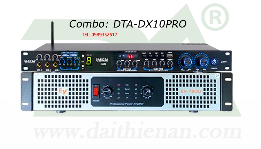 Bộ Amply Karaoke DTA-DX10Pro Gia Đình Chuyên Nghiệp Rất Hay!
