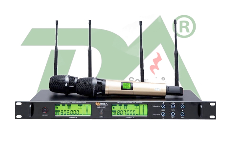 Bosa BS-110W - Bộ thu Dual sóng UHF 790-817Hz