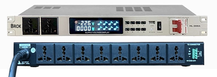 Brok HL-388A - Quản lý nguồn CB63A - Volt và Công Suất Khi Có Tải
