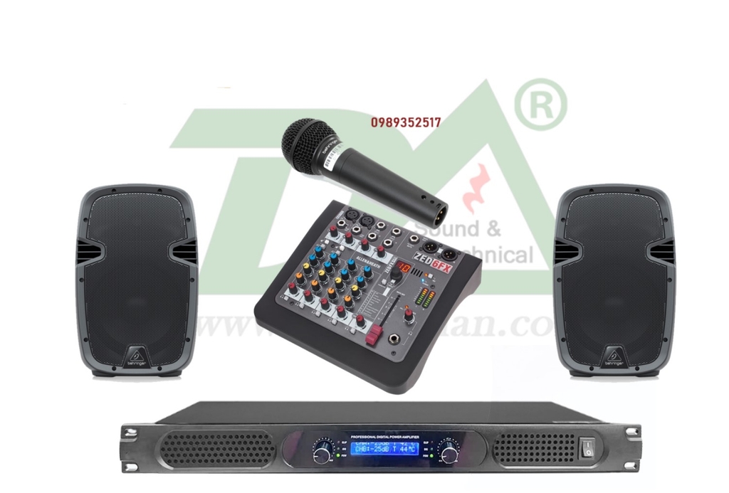 Behringer PK110 (cặp), Âm thanh lớn, trọng lượng nhẹ và giá cả phải chăng - Karaoke, Hội Trường, Giảng Dạy....etc