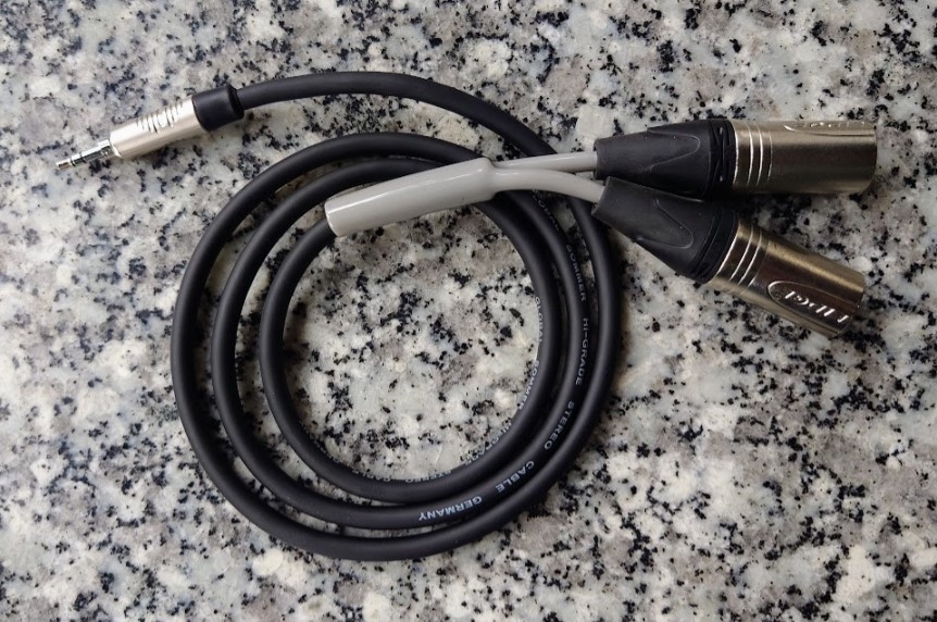 Dây R132MX - 1M Dây 3.5li và 2 Canon (REAN & Lidge) Cao Cấp Jack Y