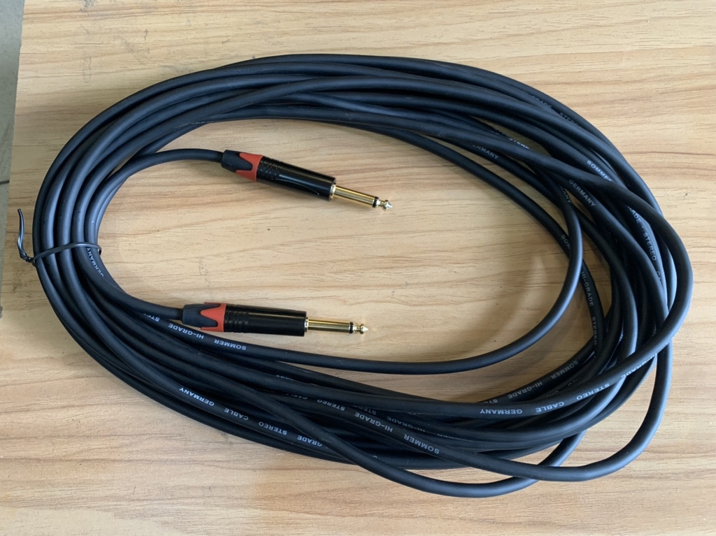 TAD-181 Dây 2 x 6.3mm x 10M - Lake gold,  Dây Guitar, Dây Tín Hiệu