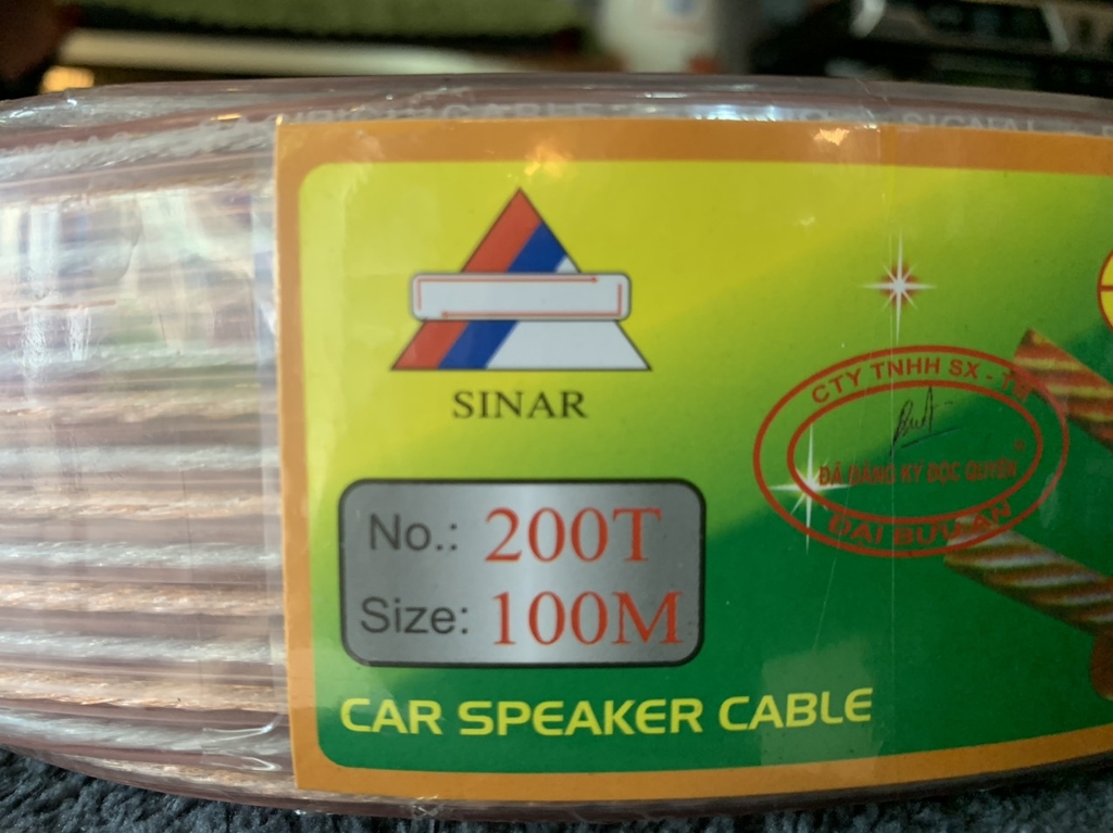 SINAR 200T - Dây loa cao cấp 100M