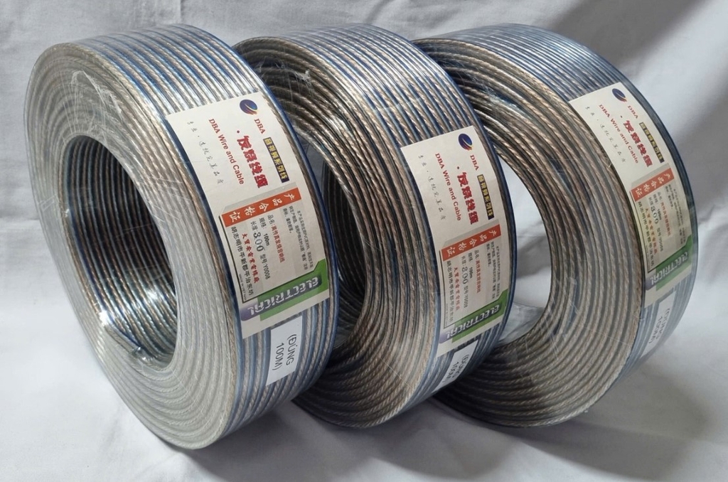 DBA 300T 18AWG 2 lõi song song, dây loa cao cấp 100M
