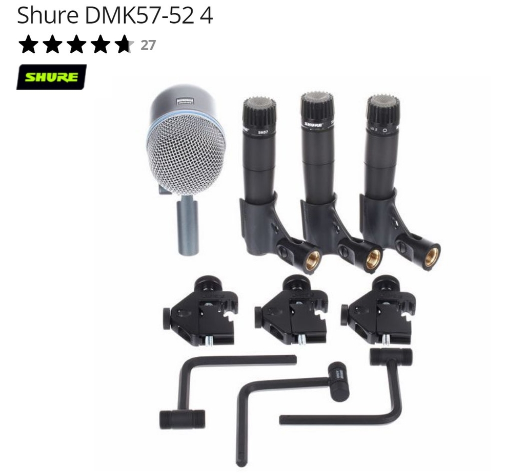 SHURE BETA DMK 52-57 Chính hãng