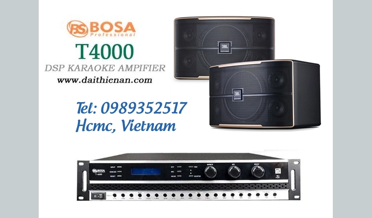 BOSA T4000 Amply kỹ thuật số kèm công suất 400W, DSP