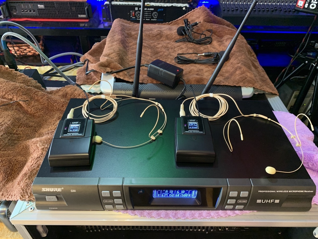 SHURE G8i Micro Cài Áo Móc Tai Bộ Đôi Dual Channel