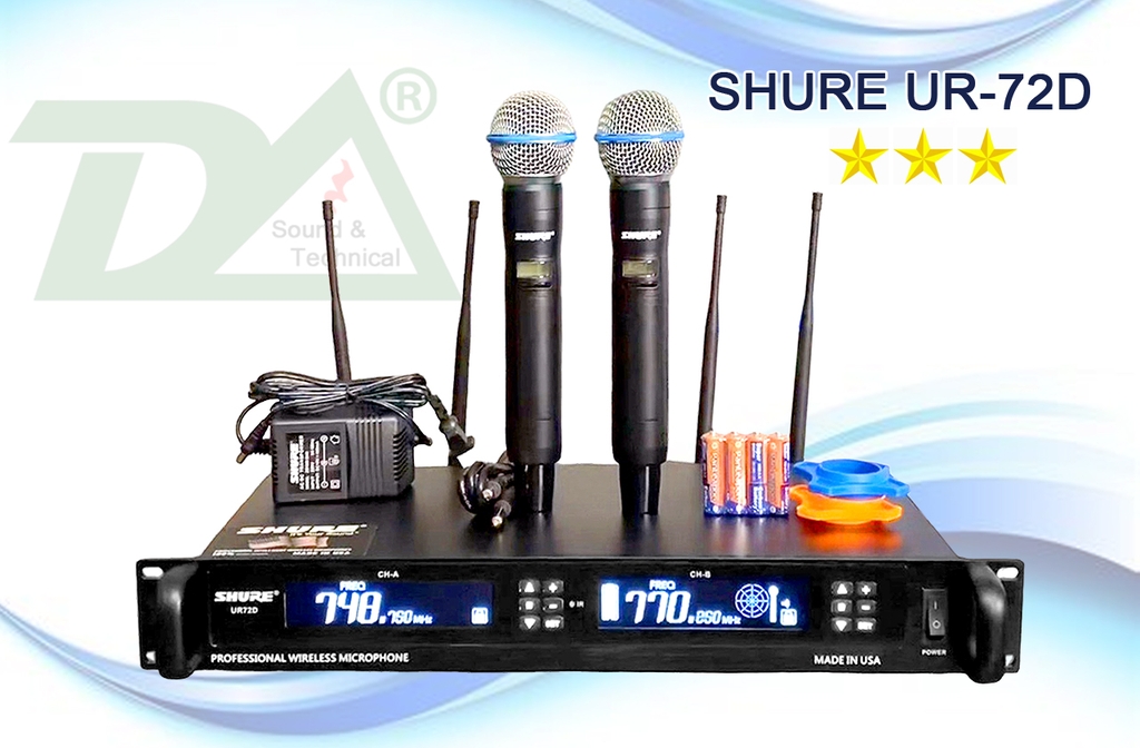 SHURE UR-72D loại cao cấp nhất