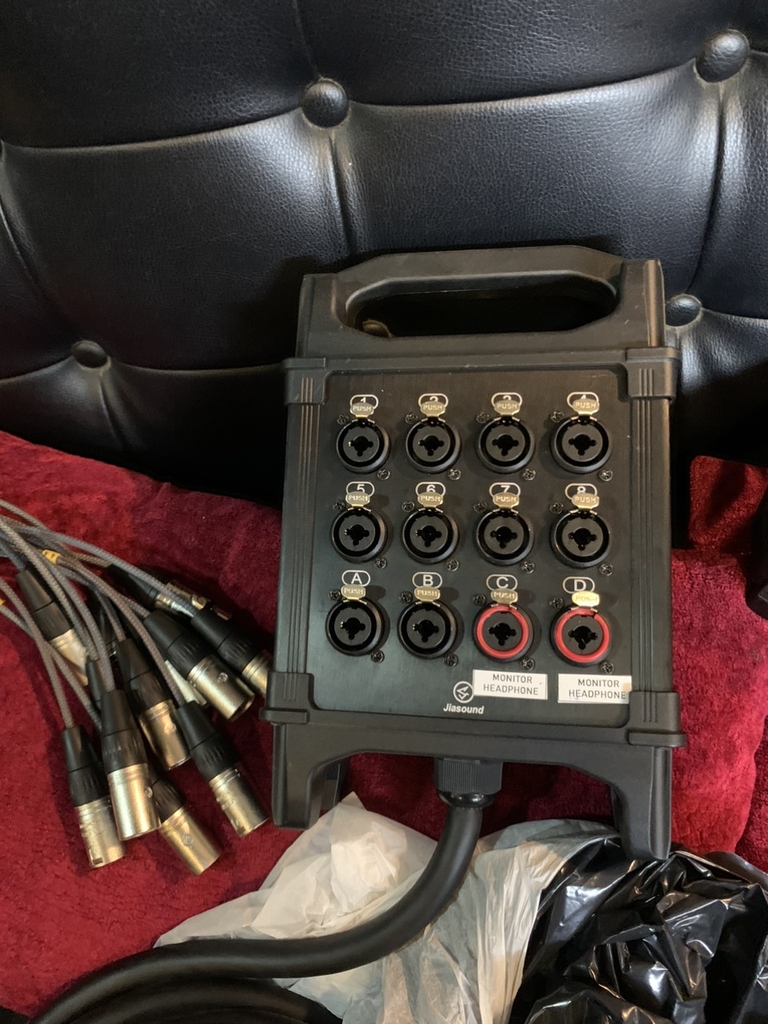 TAD-C120 Stage Box 8in 4out - 10M Jack Combine 2 in 1