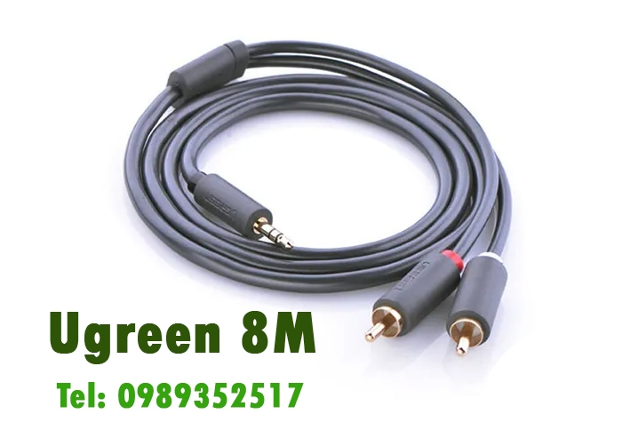 Ugreen 8M  Rắc 3mm ra 2 đầu bông sen