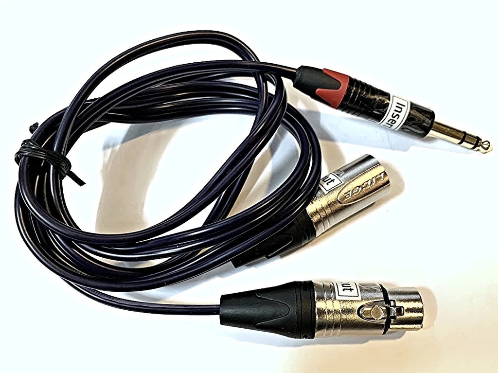 TAD-058 - Dây Insert Jack Canon XRL 1.2M Chỉnh EQ tăng giọng ca, cắt Hú Cho Micro