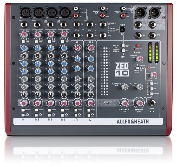 Allen & Heath ZED-10, Công cụ camera man, người đạo diễn và các hoạt động trực tuyến cao cấp