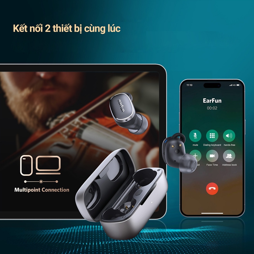 Tai Nghe True Wireless Earfun Free Pro 3