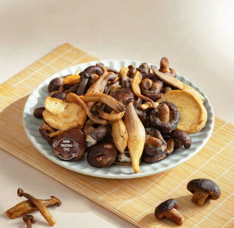 Nấm mix sấy giòn