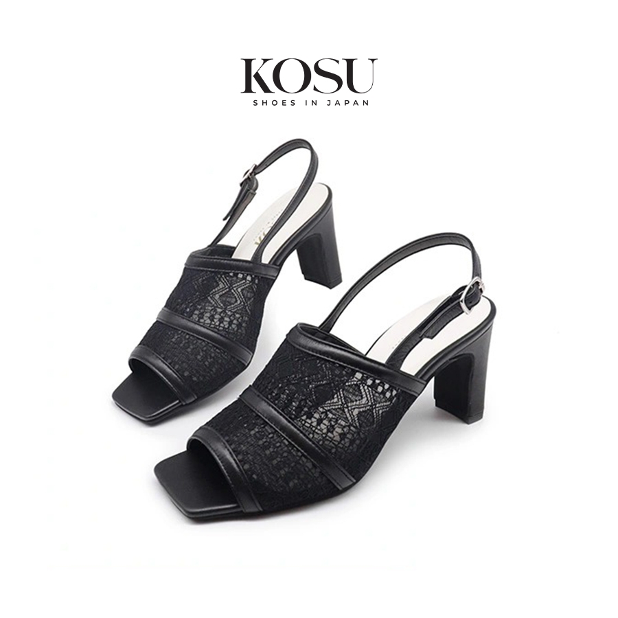 Sandal cao gót nữ 7cm Kosu S-3003 Giày Kosu - Made in Japan