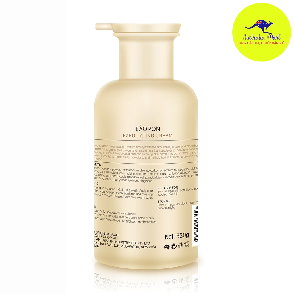 Kem tẩy tế bào chết Eaoron Exfoliating Cream chính hãng Úc Australia Mart