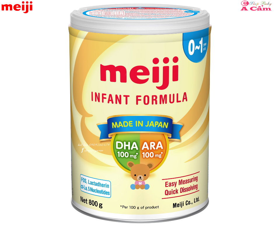 Sữa Meiji Infant Formula 0-1yr 800g