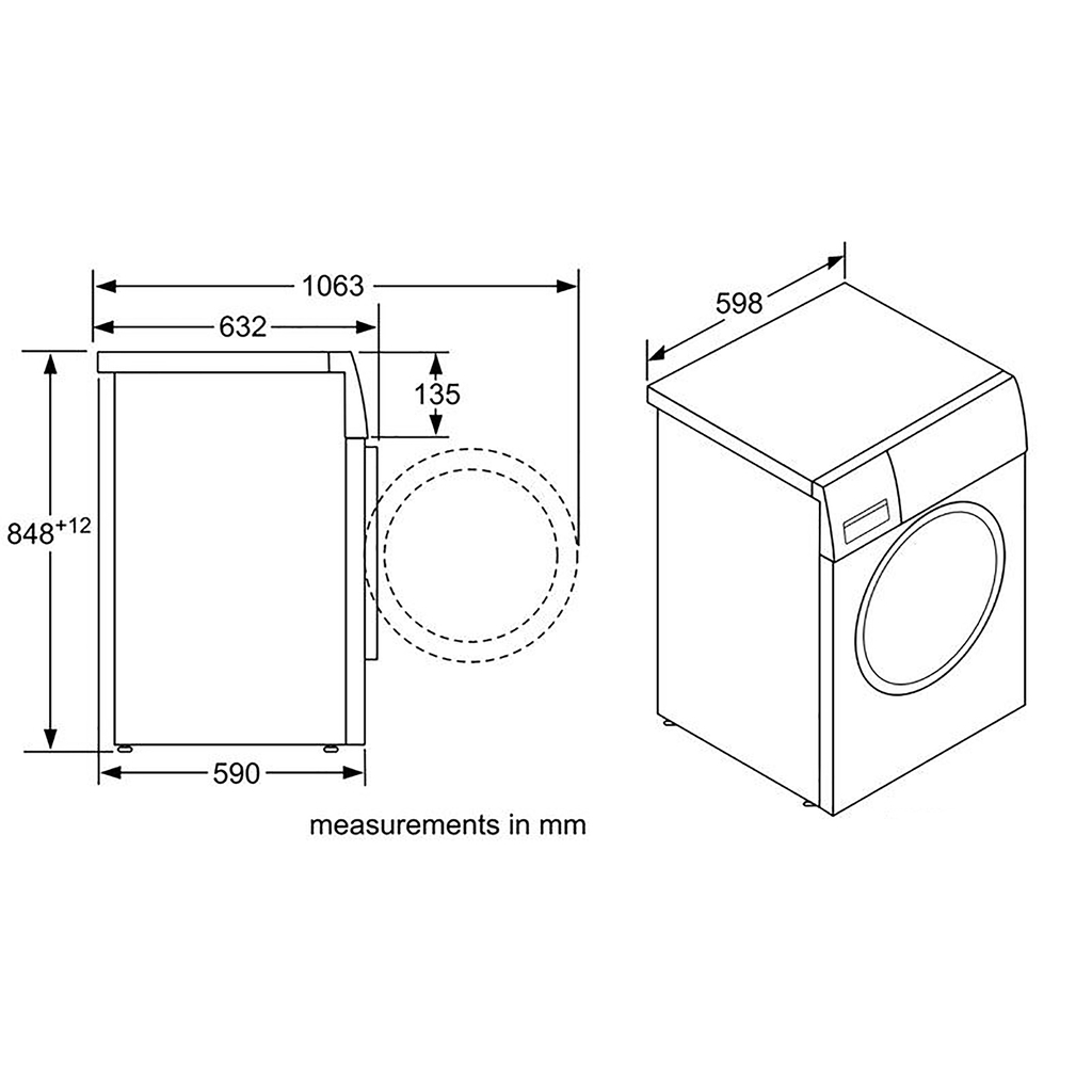 NHẬP KHẨU CHÍNH HÃNG - MÁY GIẶT 9KG BOSCH WAW28480SG | THE PHAN HOME