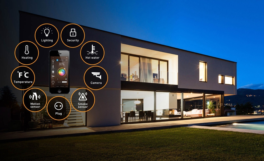 Nhà thông minh tiêu chuẩn Zigbee, Zwave, KNX HINACO