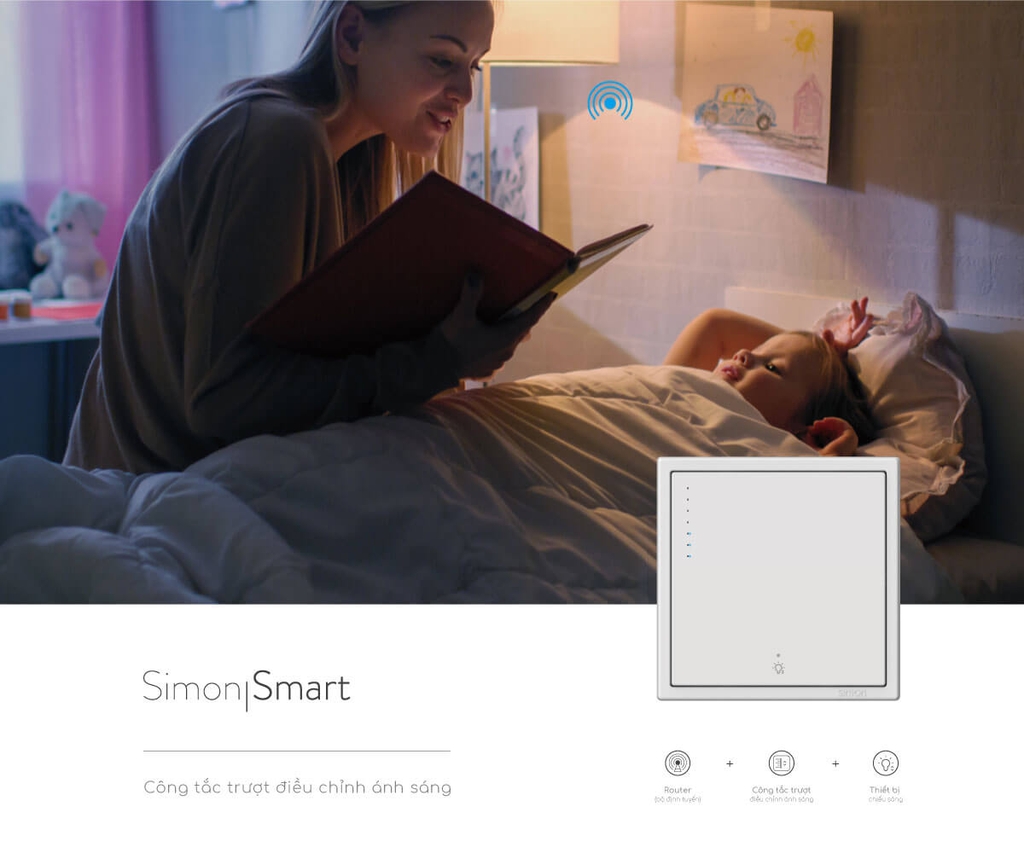 Công tắc Dimmer simon i7 smart
