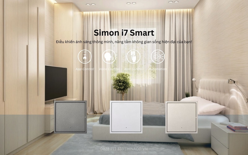 Công tắc thông minh Simon i7 Smart cung cấp bởi HINACO