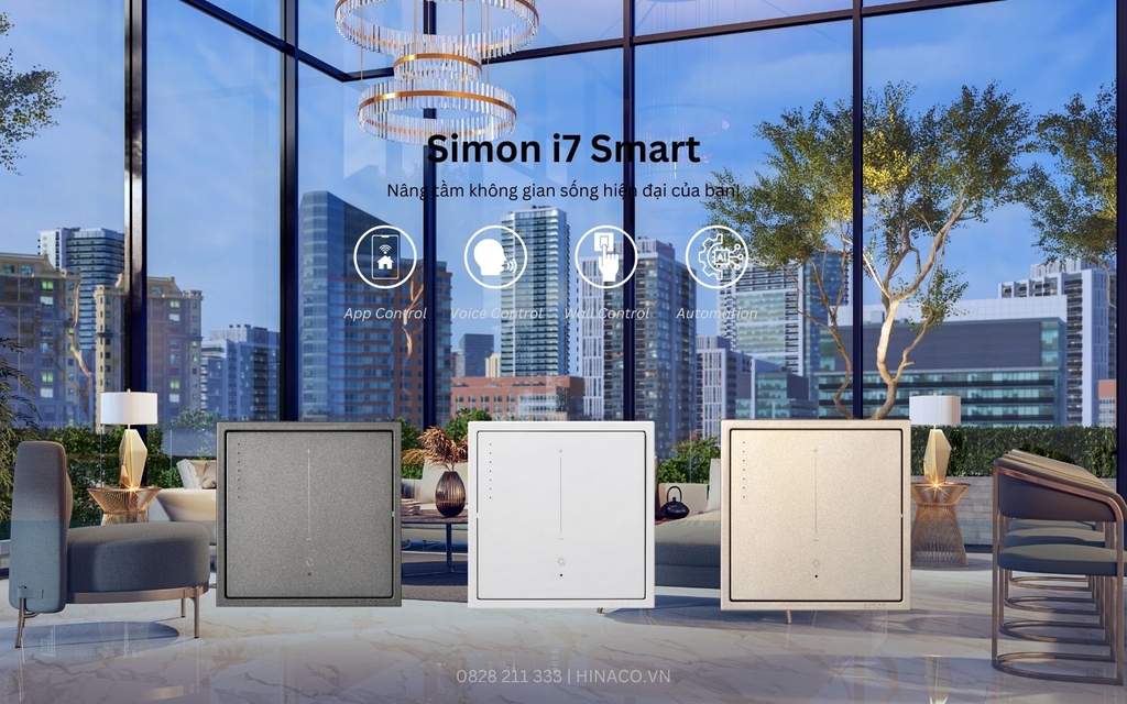 Module Công tắc Chiết Áp Thông minh Simon i7 Smart 1 Kênh