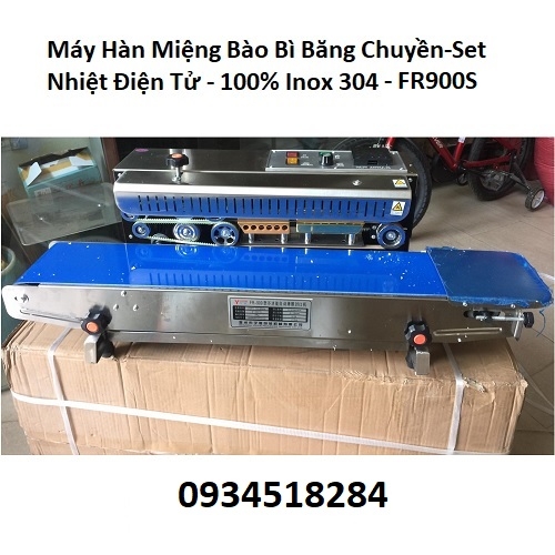 Máy Hàn Miệng Bao Bì Băng Chuyền FR900S