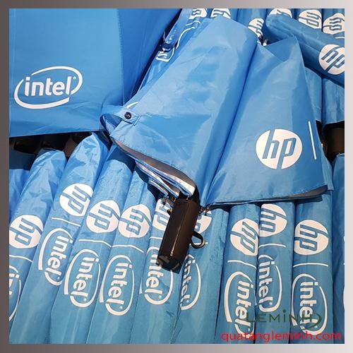 Ô Cầm Tay Gấp 2 Tay Cầm Nhựa In Logo - KH HP Intel