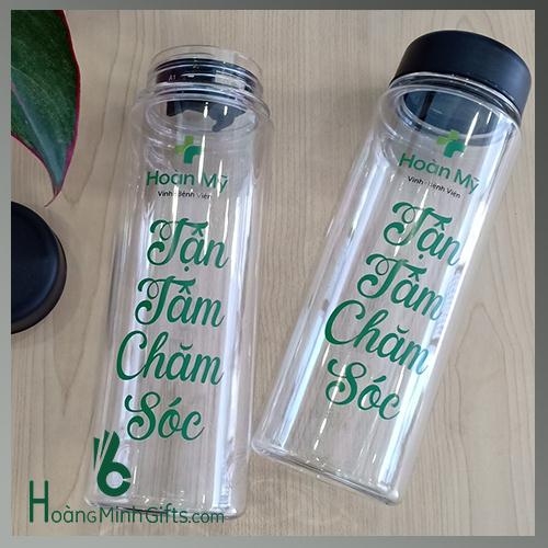 Bình Đựng Nước Nhựa Mybottle In Logo - Kh Bệnh Viện Hoàn Mỹ