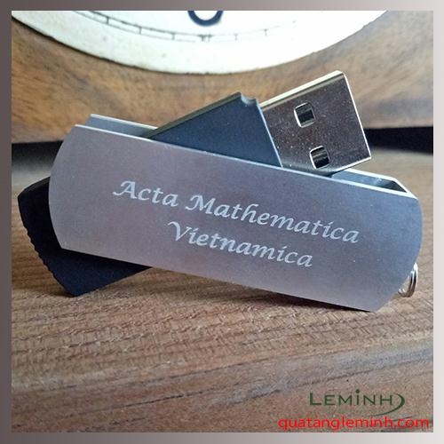 USB In Logo Nắp  Xoay Nhựa Phối Kim Loại - Kh Acta Mathematica Vietnamica