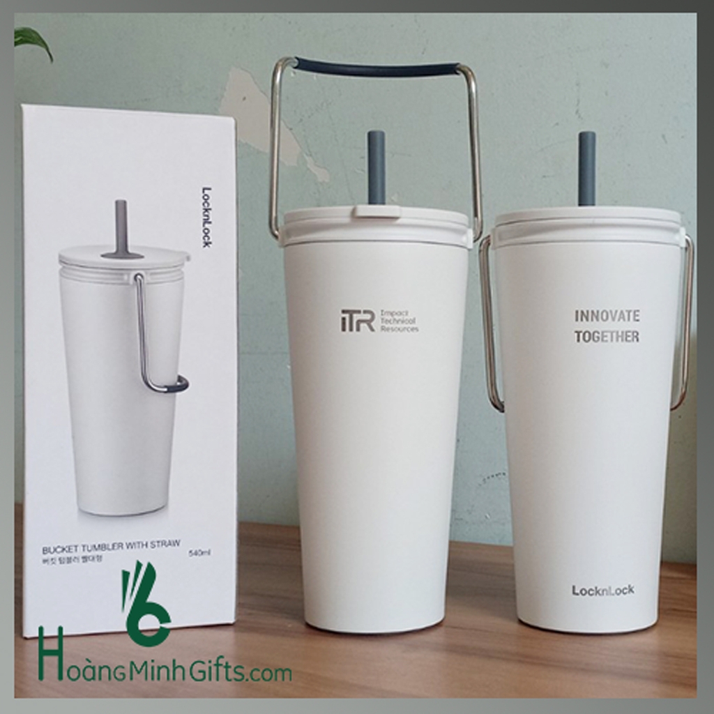 LY GIỮ NHIỆT LOCK&LOCK BUCKET TUMBLER CÓ ỐNG HÚT - KH ITR