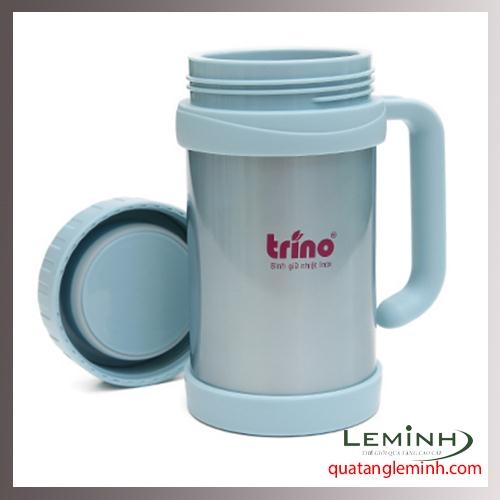 Bình giữ nhiệt Trino có tay cầm 500ml - Màu thiên thanh