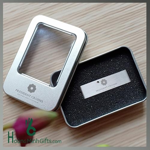 USB KIM LOẠI XOAY KHẮC LOGO - KH PRESIDENT CRUISES