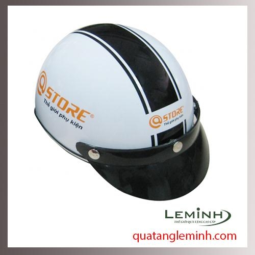 Mũ bảo hiểm quảng cáo - mũ bảo hiểm nửa đầu không kính 007